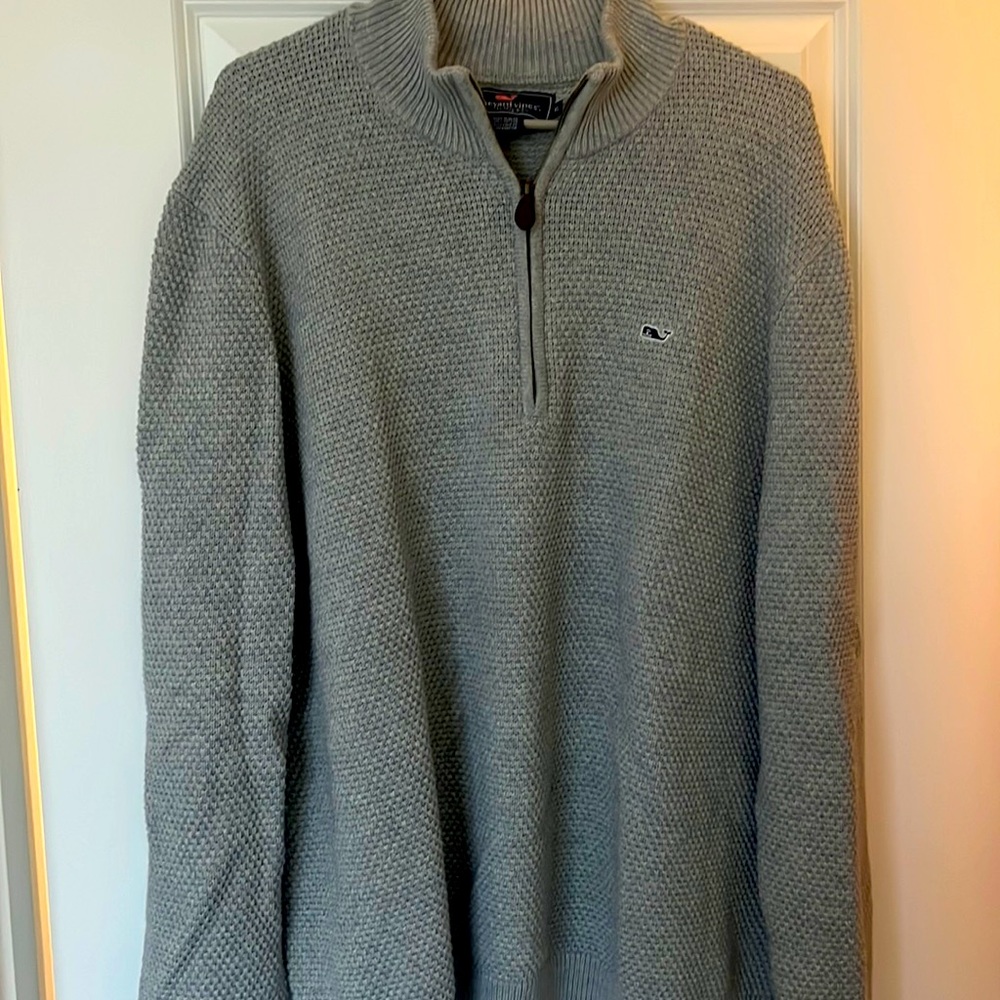 Vineyard Vines XL Pullover Sweater Grey